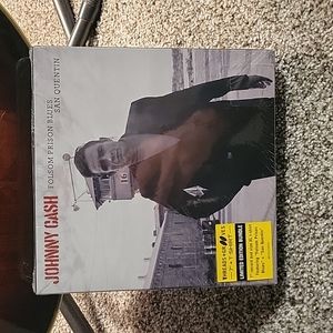 2012 Johnny Cash XL shirt and 7" record box set